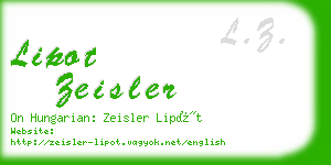lipot zeisler business card